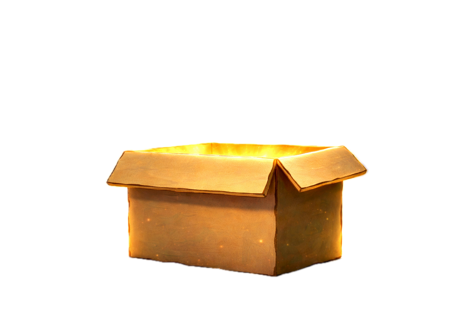 Glowing imagination box